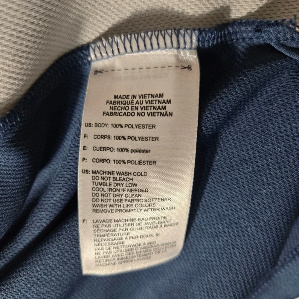 NEW Adidas Golf Adiadav Polo Shirt Mens XL Blue Gray Striped AE4107 Performance
